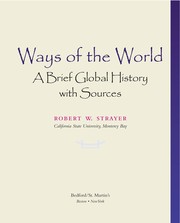 Cover of: Ways of the world by Robert W. Strayer