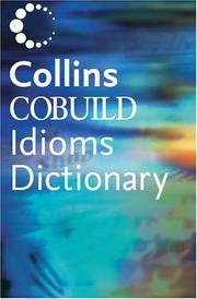 Cover of: Collins COBUILD Idioms Dictionary (Collins Cobuild)