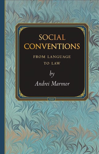 Social conventions by Andrei Marmor