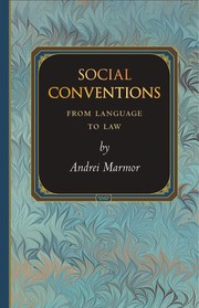 Cover of: Social conventions by Andrei Marmor