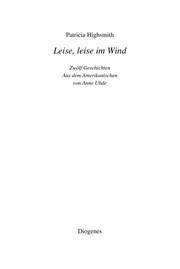 Cover of: Leise, leise im Wind: zwo lf Geschichten