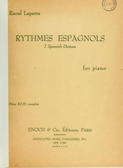 Cover of: Rythmes espagnoles: 7 Spanish dances for piano
