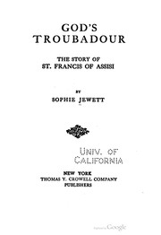Cover of: God's Troubadour: The Story Of Saint Francis Of Assisi