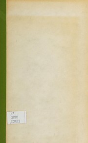 Cover of: Epicuri epistulae tres et ratae senteniae a Laertio Diogene servatae