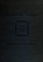 Cover of: American issues ...