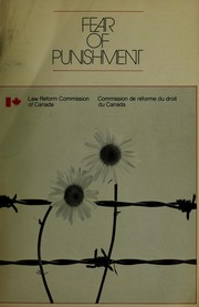 Cover of: Fear of punishment by Law Reform Commission of Canada.