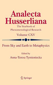 Cover of: From Sky and Earth to Metaphysics by Anna-Teresa Tymieniecka