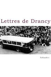 Cover of: Lettres de Drancy