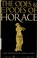 Cover of: The Odes and Epodes of Horace