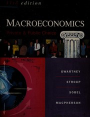 Cover of: Macroeconomics by James D. Gwartney