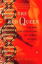 Cover of: The Red Queen: Sex and the Evolution of Human Nature