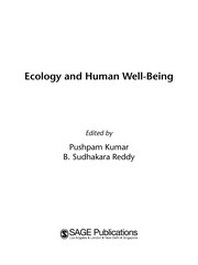 Cover of: Ecology and human well being