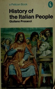 Cover of: History of the Italian people