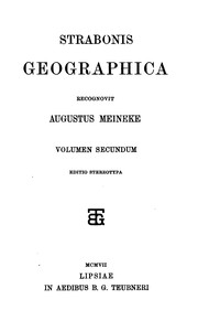Cover of: Strabonis Geographica by Strabo