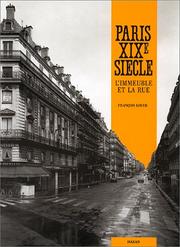 Cover of: Paris XIXe siècle : l'immeuble et la rue