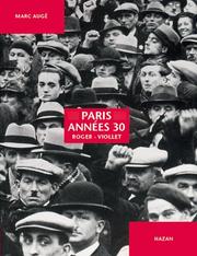 Cover of: Paris années 30: Roger-Viollet