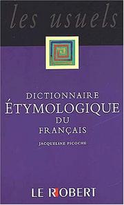 Cover of: Dictionnaire étymologique poche