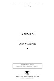 Cover of: Poemen