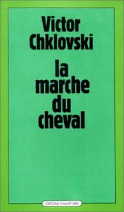 Cover of: La Marche du cheval