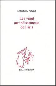 Cover of: Les vingt arrondissements de paris