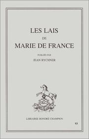 Cover of: Lais De Marie De France (Nouvelle bibliotheque du Moyen Age) by Marie de France