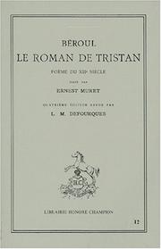 Cover of: Le Roman de Tristan, Poème du XIIe siècle (Collection Unichamp)