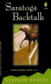 Cover of: Saratoga Backtalk: A Charlie Bradshaw Mystery