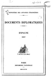 Documents diplomatiques by France. Ministère des affaires étrangères.