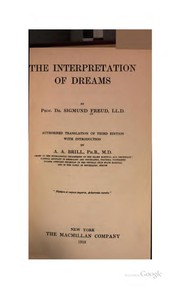 Cover of: The Interpretation of dreams