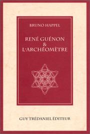 Cover of: René Guénon & l'archéomètre