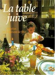 Cover of: La table juive