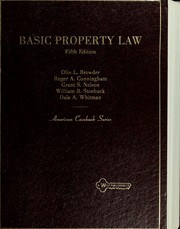Cover of: Basic property law by Olin L. Browder