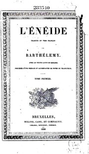 Cover of: L'Énéide by Publius Vergilius Maro, Barthélemy