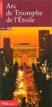 Cover of: L'Arc de Triomphe de l'Etoile (anglais)