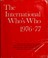 Cover of: The international who's who