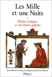 Cover of: Les mille et une nuits by Mille et une nuits, René R. Khawam
