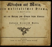 Cover of: Abraham auf Moria