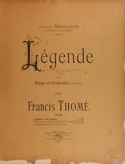 Légende pour harpe et orchestre (ou piano) by Francis Thomé