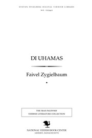 Cover of: Di Uhamas: roman fun Dorem-Afriḳe