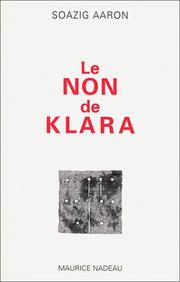 Cover of: Le Non de Klara by Soazig Aaron