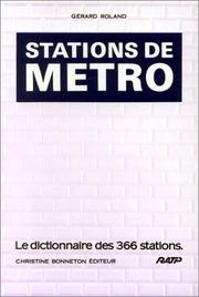 Cover of: Les stations de métro