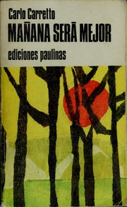 Cover of: Mañana sera mejor by Carlo Carretto