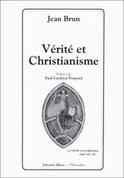 Cover of: Vérité et Christianisme