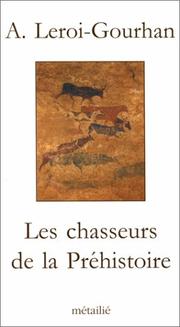 Cover of: chasseurs de la préhistoire