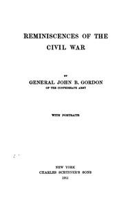 Cover of: Reminiscences of the Civil War