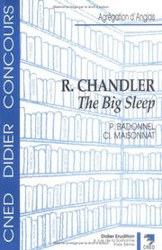 Cover of: Raymond Chandler, the big sleep