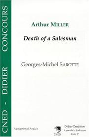 Cover of: Arthur Miller : death of a salesman
