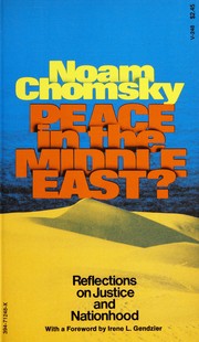 Cover of: Peace in the Middle East? by Noam Chomsky