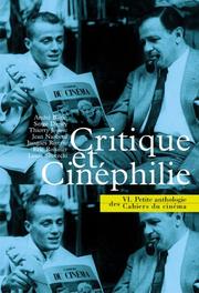 Cover of: Petite anthologie des Cahiers du cinéma, tome 6  by 