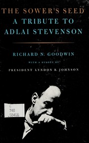 Cover of: The sower's seed: a tribute to Adlai Stevenson